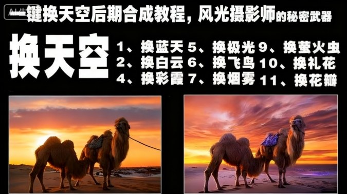 2dti3an3l0z.jpg 一键换天空后期合成教程,风光摄影师的秘密武器