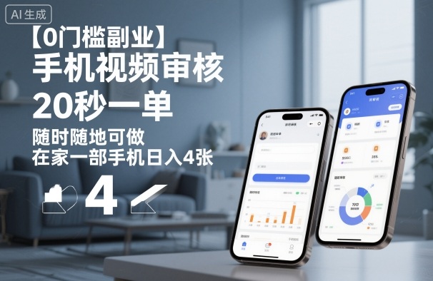 rdpxomwauvg.jpg 【0门槛副业】手机视频审核,20秒一单,随时随地可做,在家一部手机日入4张【揭秘】