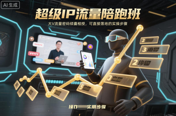 kh3hjavqe2k.jpg 超级IP流量陪跑班,大V流量密码倾囊相授,可直接落地的实操步骤